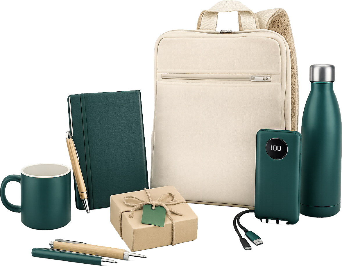Kit de brindes corporativos personalizados